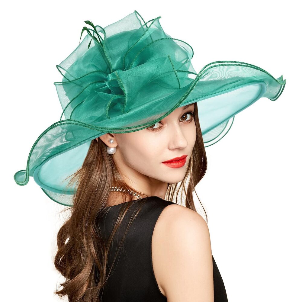 2744 2026 Derby Hats Girls , Organza Church Tea Party Wedding Kentucky